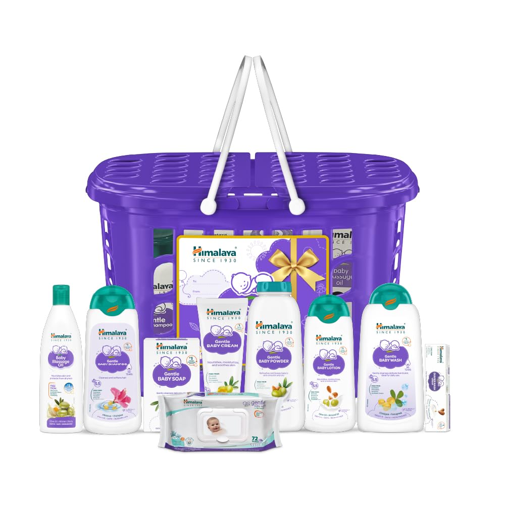 Himalaya Baby Gift Basket ( Pack of 9 )